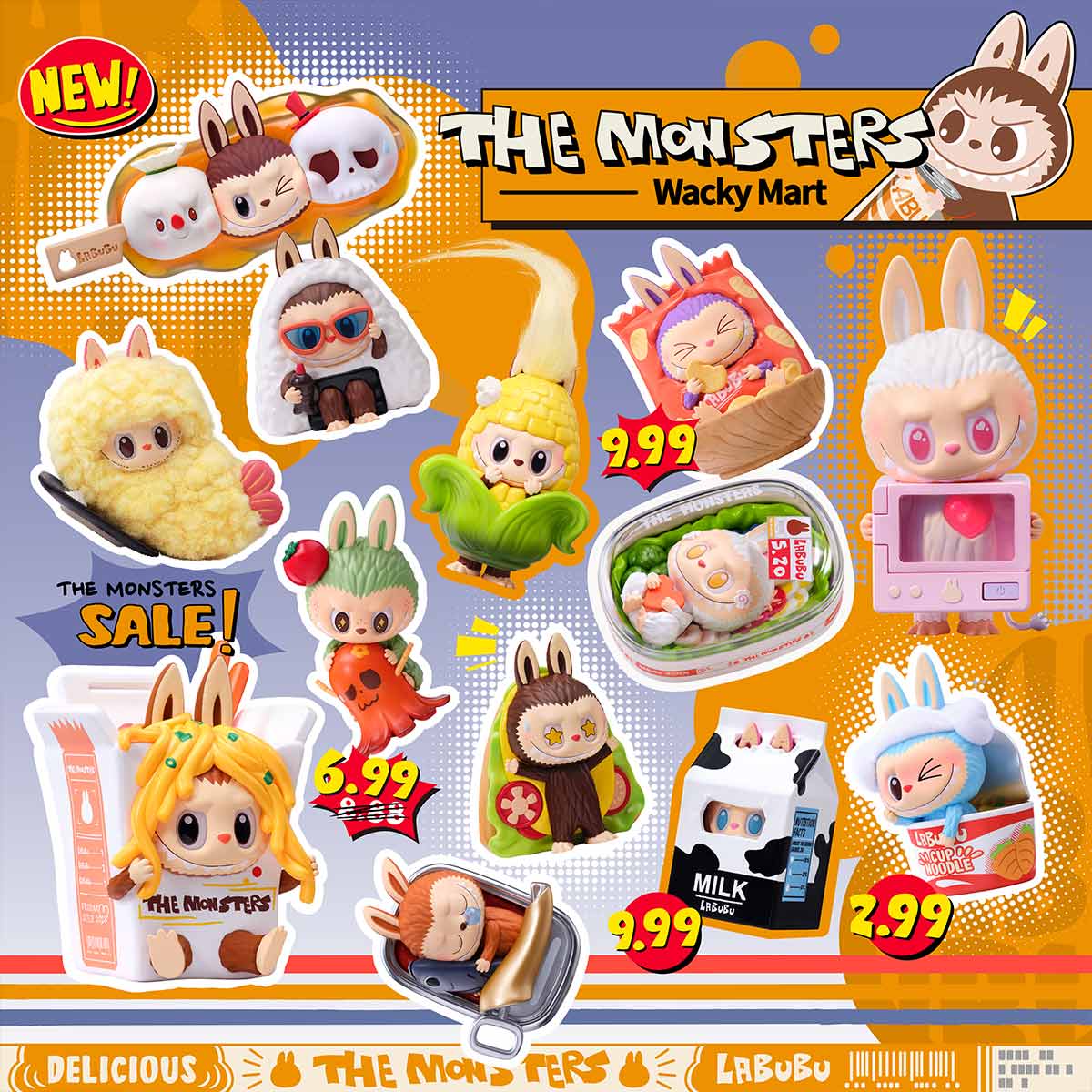 [BLINDBOX] LABUBU THE MONSTERS WACKY MART SERIES FIGURES - Image 3