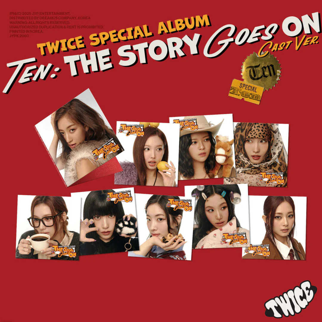 TWICE - TEN: THE STORY GOES ON (CAST VER.) (9 VERSIONS)