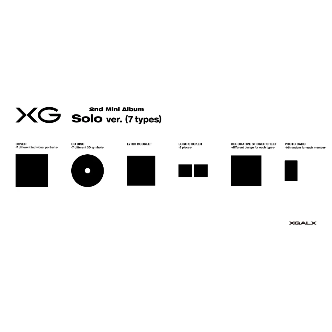XG - 2ND MINI ALBUM [AWE] (SOLO VER.) (7 VERSIONS) - Image 8