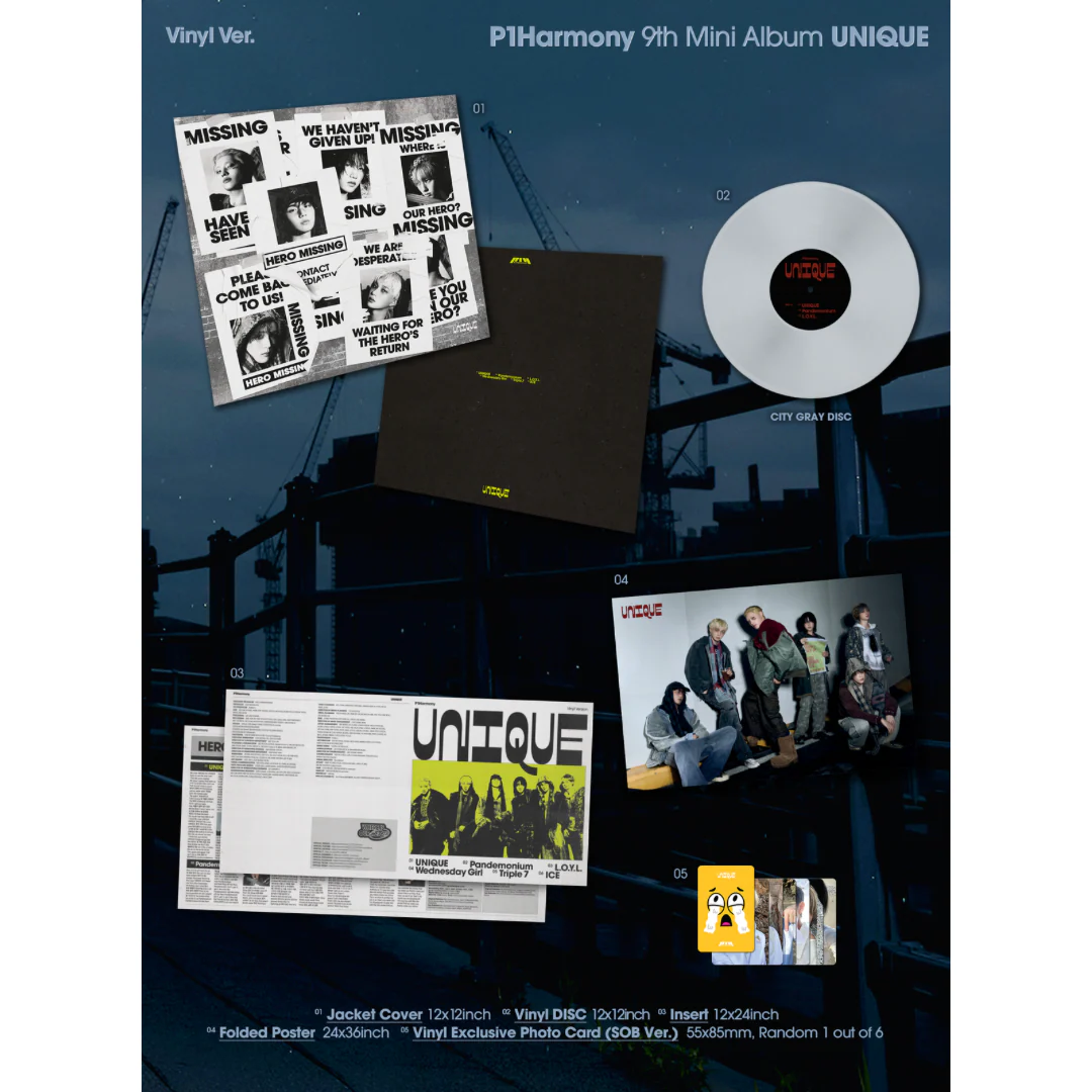[HELLO82] P1Harmony - Unique Vinyl - Missing P1ece Exclusive - Image 2