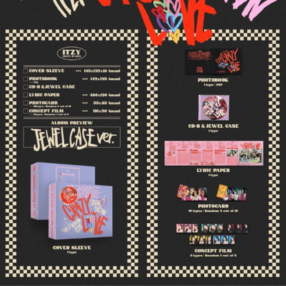 ITZY - ITZY THE 1ST ALBUM CRAZY IN LOVE SPECIAL EDITION (JEWEL CASE VER.) - Image 2