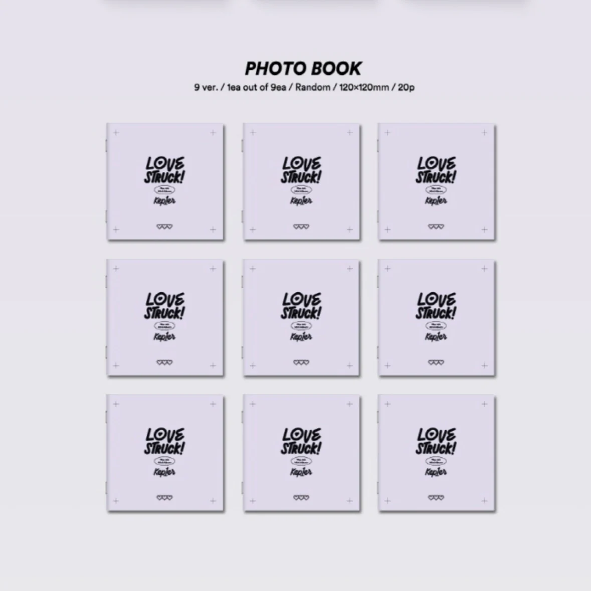 KEP1ER - LOVESTRUCK! (4TH MINI ALBUM) DIGIPACK VER. (9 VERSIONS) (RANDOM) - Image 3