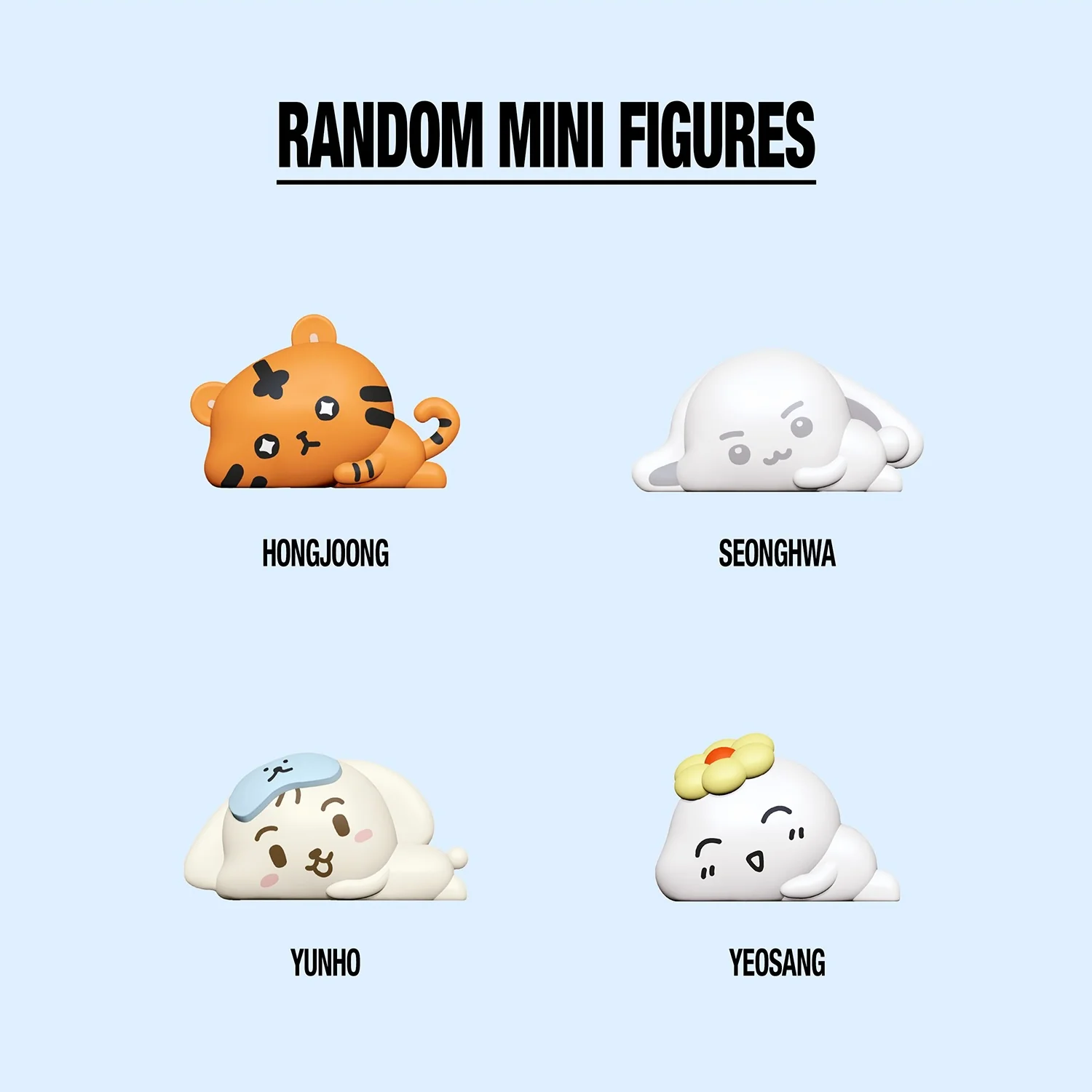 ATEEZ - 8ROOM POP-UP OFFICIAL MERCH - RANDOM MINI FIGURES (8 VERSIONS) RANDOM - Image 2