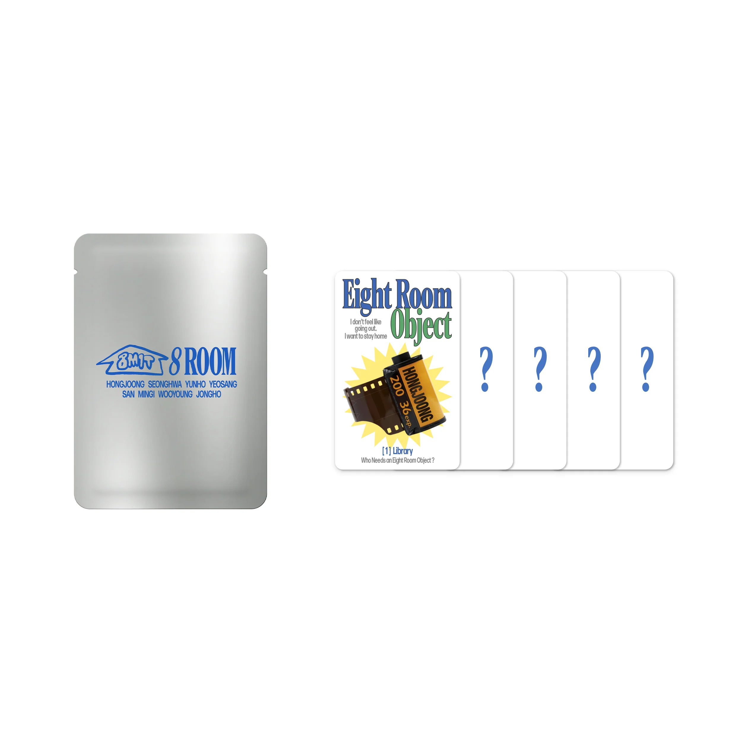 ATEEZ - 8ROOM POP-UP OFFICIAL MERCH - PHOTOCARD PACK (2 VERSIONS) - Image 2
