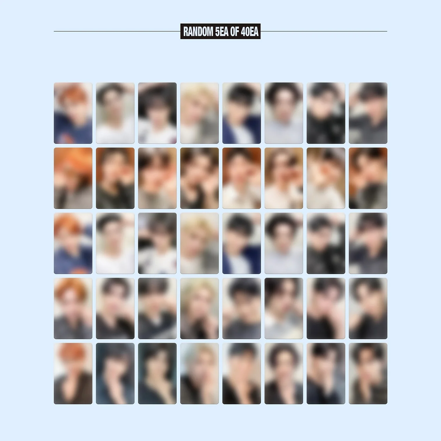 ATEEZ - 8ROOM POP-UP OFFICIAL MERCH - PHOTOCARD PACK (2 VERSIONS) - Image 3