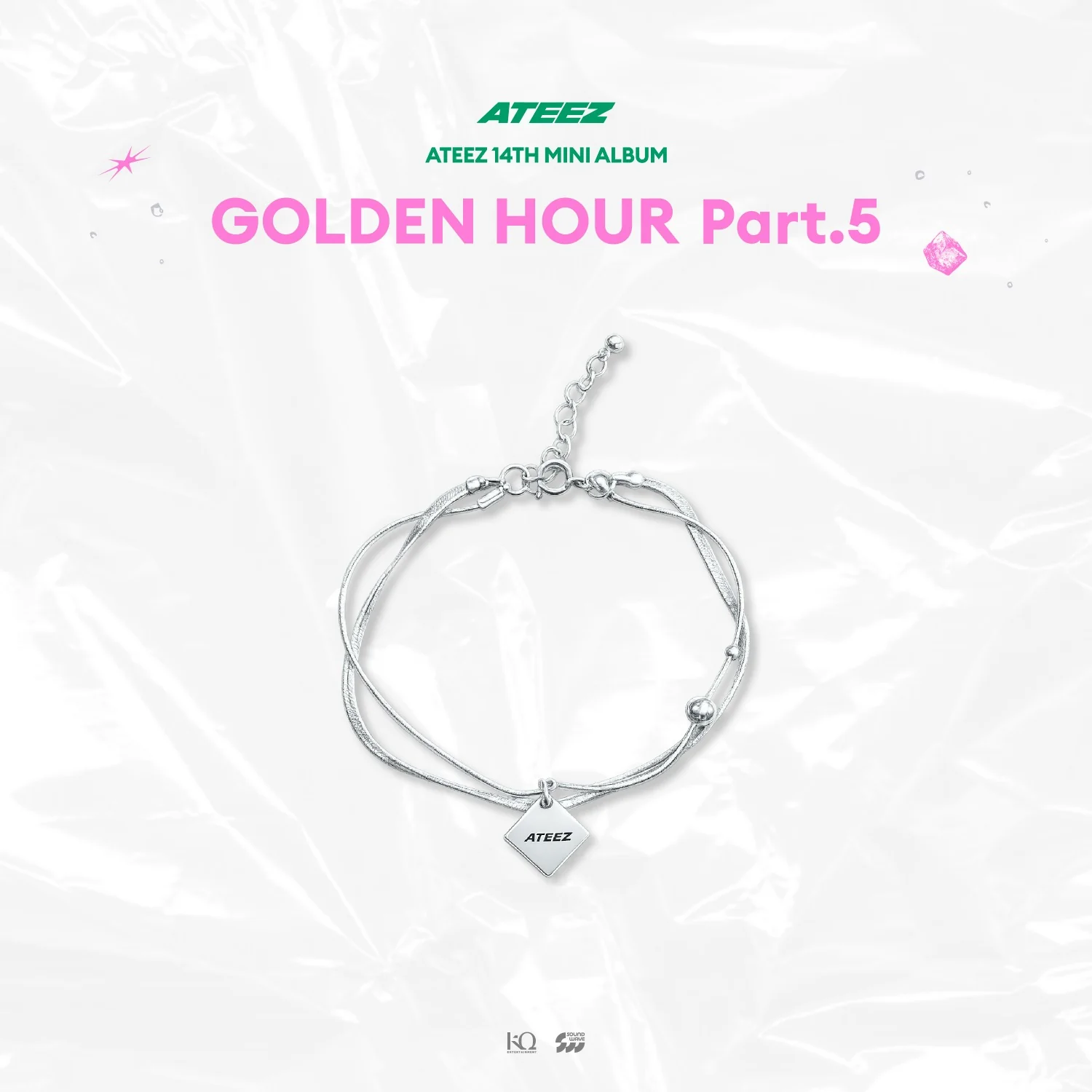 (PRE-ORDER) ATEEZ - POP-UP STORE [GOLDEN HOUR : Part.5] MD 10. 925 SILVER BRACELET
