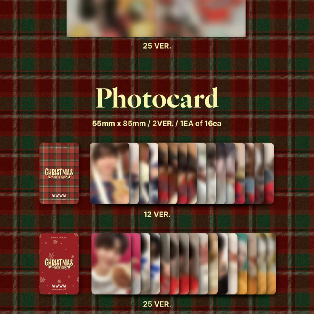BANG YONGGUK & JUNG DAEHYUN & YOO YOUNGJAE & MOON JONGUP - CHRISTMAS SPECIAL ALBUM [CHRISTMAS WITH YOU] (2 VERSIONS) - Image 8