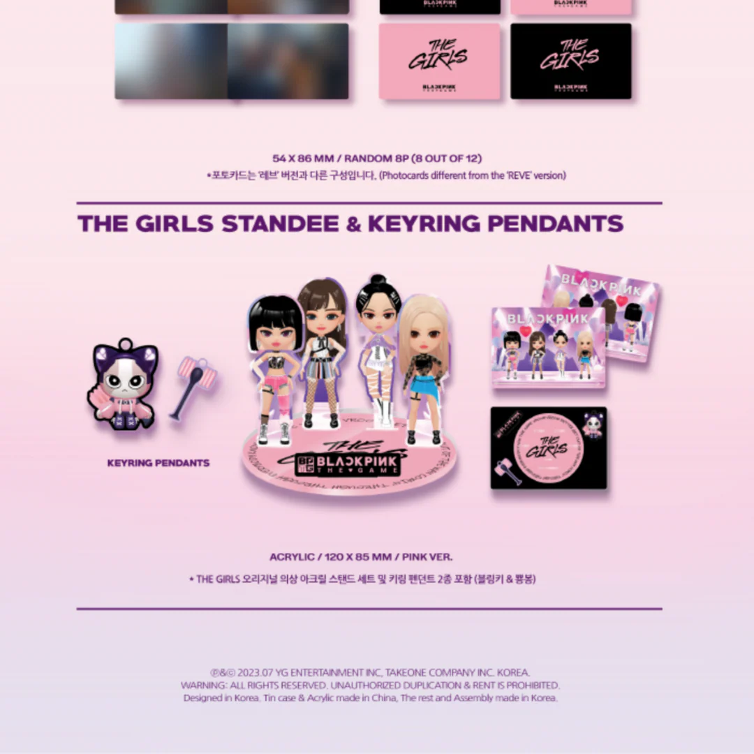 BLACKPINK - BLACKPINK THE GAME OST [THE GIRLS] STELLA VER. (LIMITED EDITION) (2 VERSIONS) - Image 9