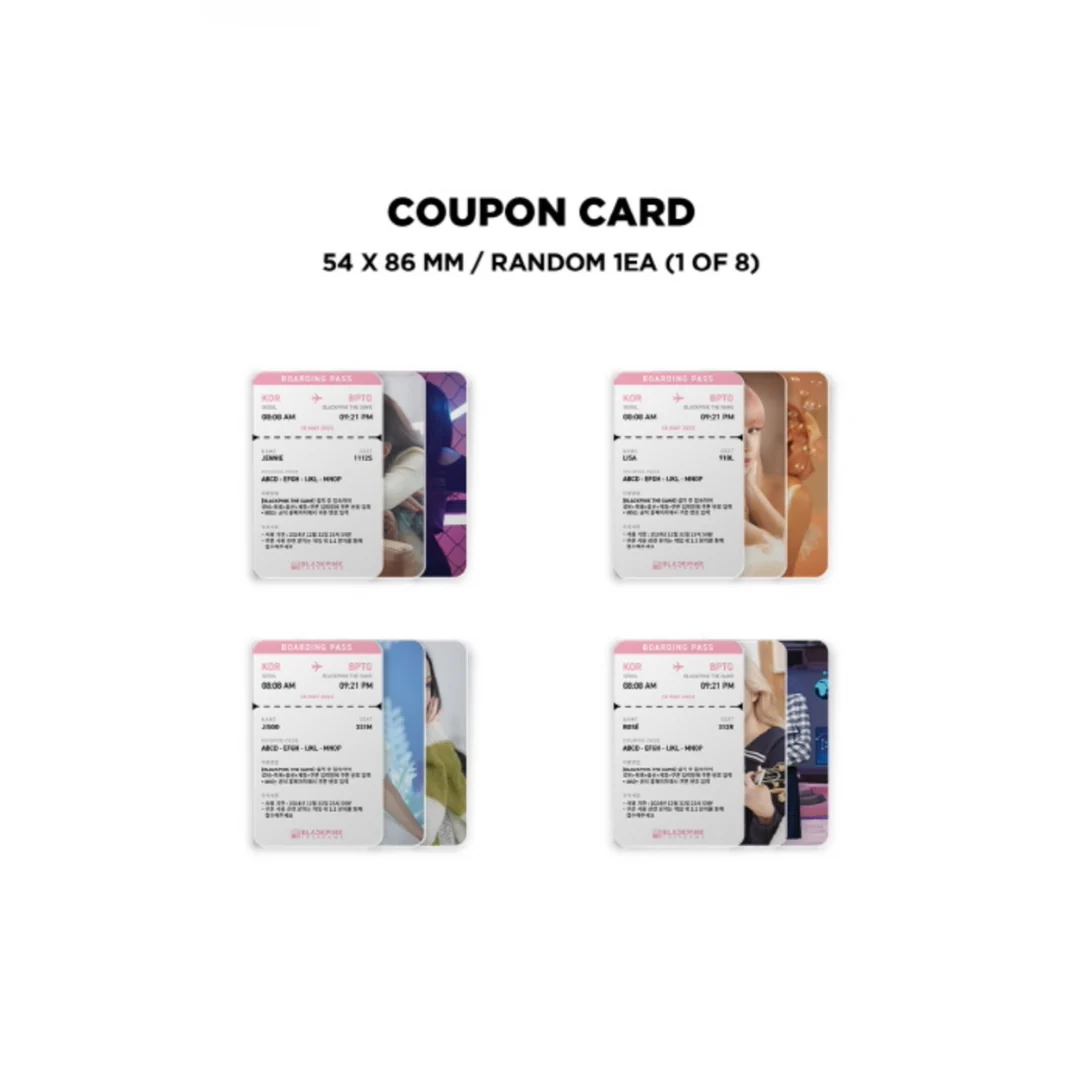 BLACKPINK - THE GAME COUPON CARD - Image 3