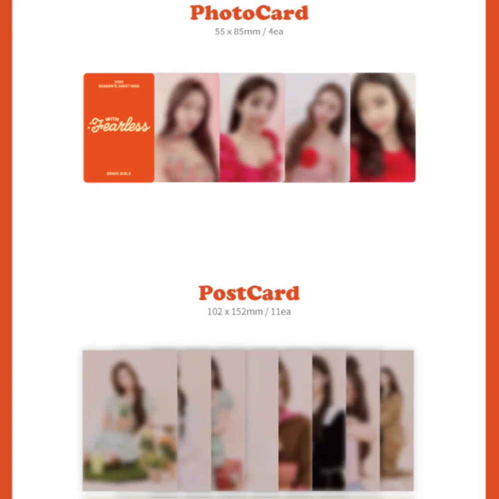 BRAVE GIRLS - 2023 SEASON'S GREETINGS [WITH : FEARLESS] - Image 5