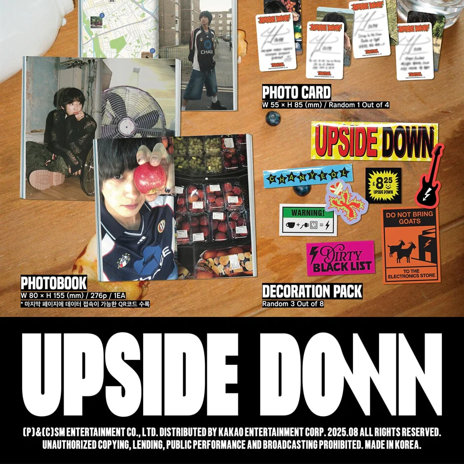 CHANYEOL - 2ND MINI ALBUM [UPSIDE DOWN] (SELFIE VER.) - Image 3