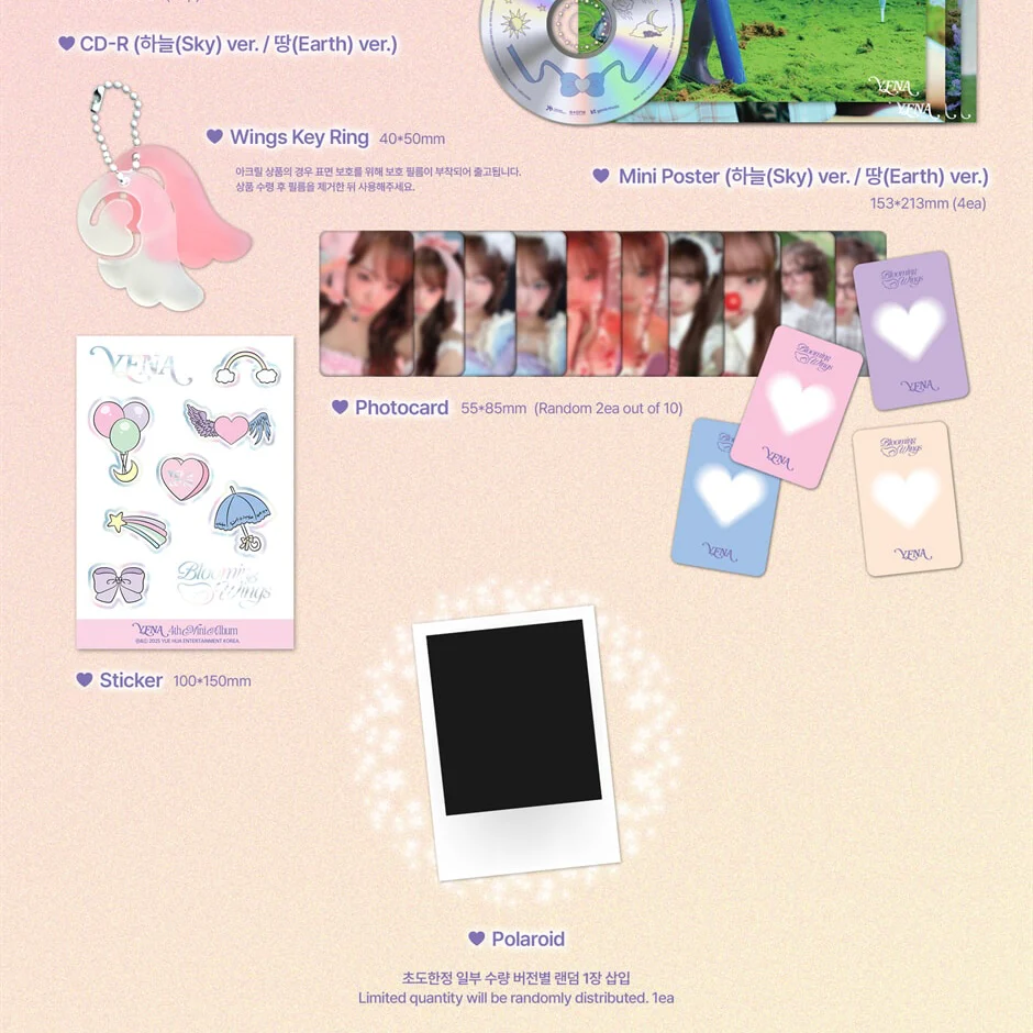 CHOI YE NA - 4TH MINI ALBUM [BLOOMING WINGS] (2 VERSIONS) - Image 4