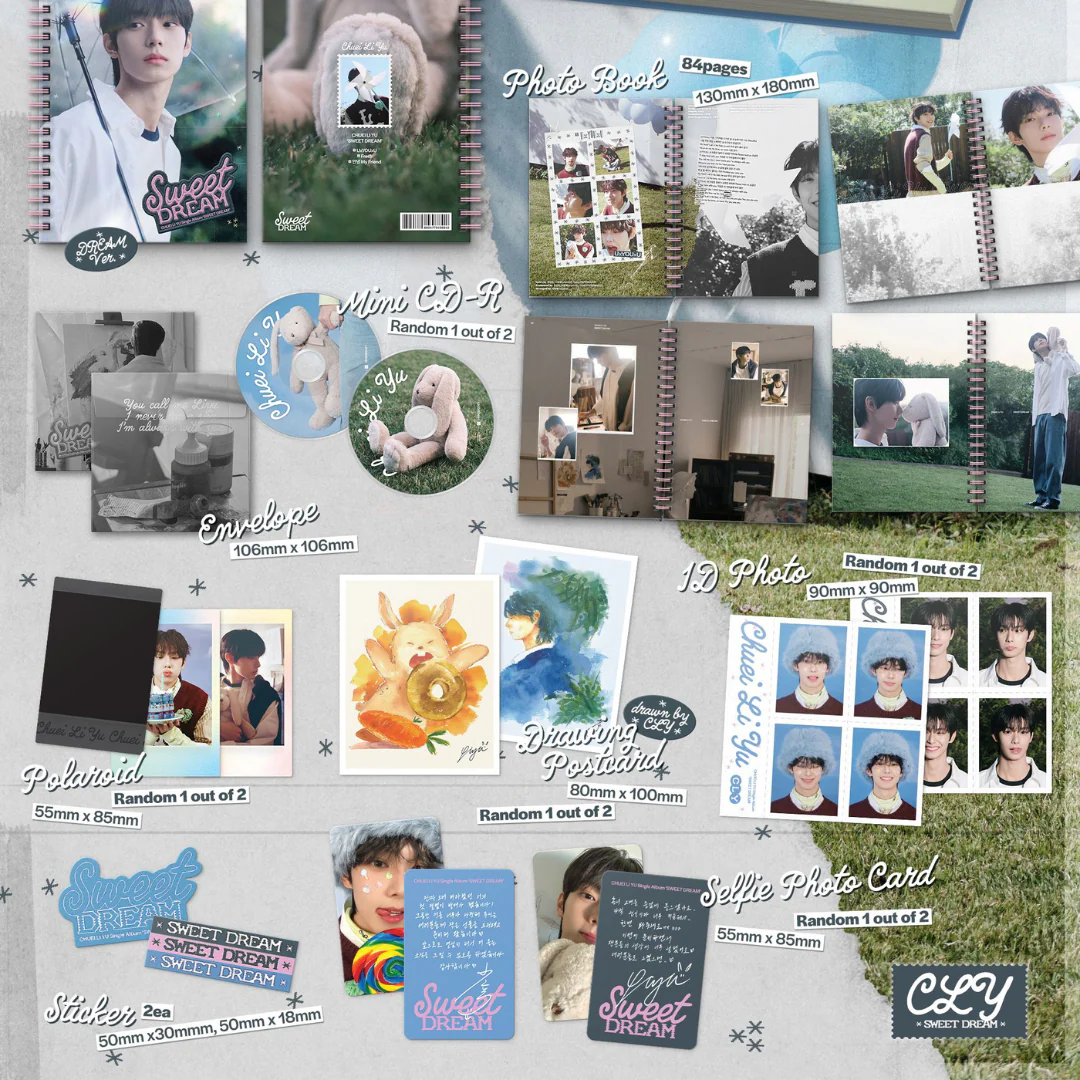 CHUEI LI YU - SINGLE [SWEET DREAM] (PHOTO BOOK VER.) (2 VERSIONS) - Image 3