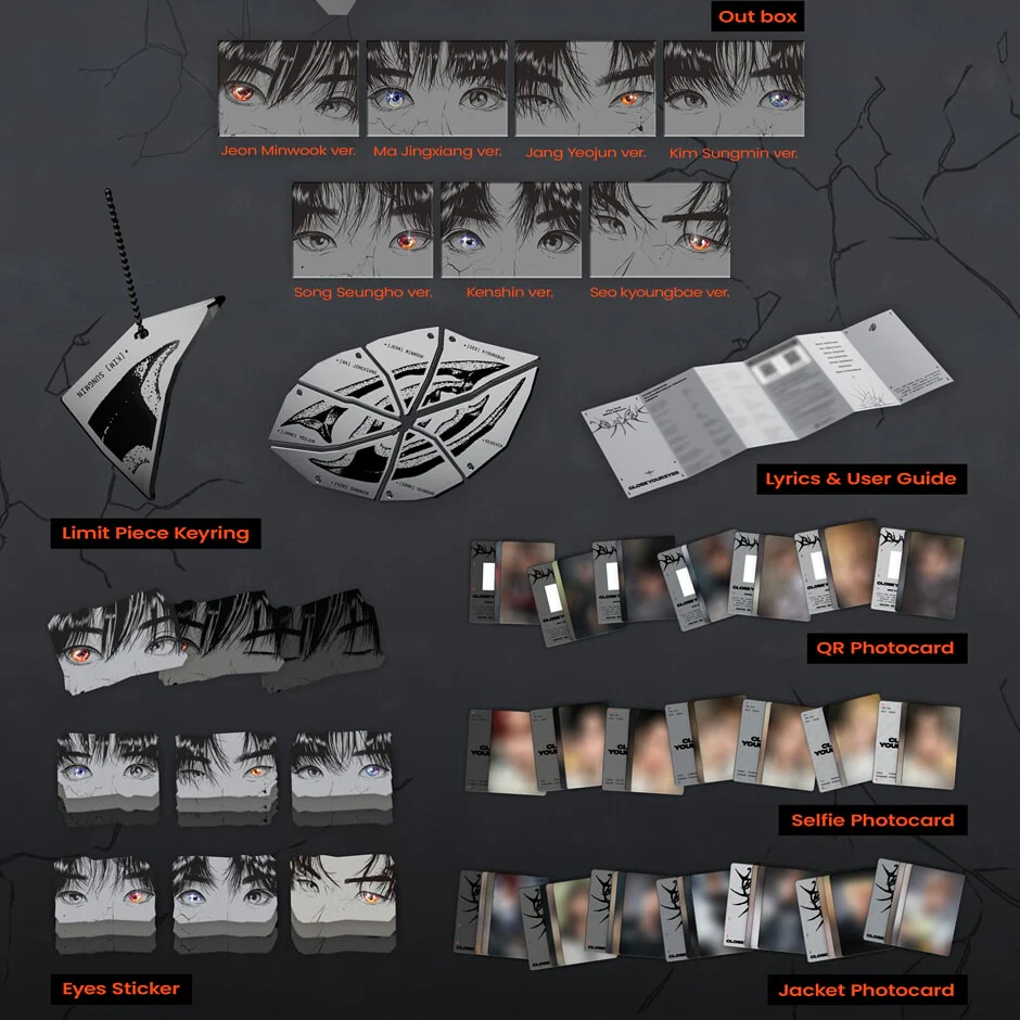 CLOSE YOUR EYES - THE 3RD MINI ALBUM [BLACKOUT] (EYES VER.) (7 VERSIONS) - Image 2