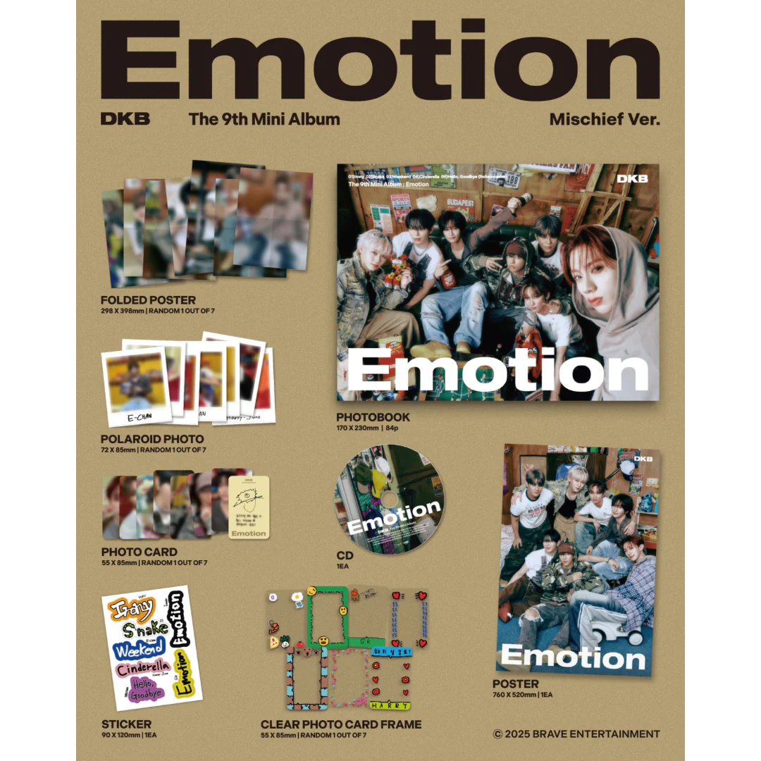 DKB - 9TH MINI ALBUM [EMOTION] (2 VERSIONS) - Image 2