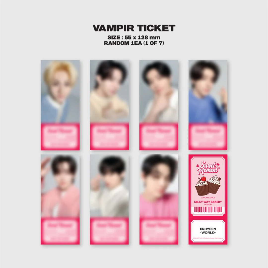 ENHYPEN - WORLD COUPON CARD COLLECTION (SWEET MOMENT VER.) (2 VERSIONS) - Image 4