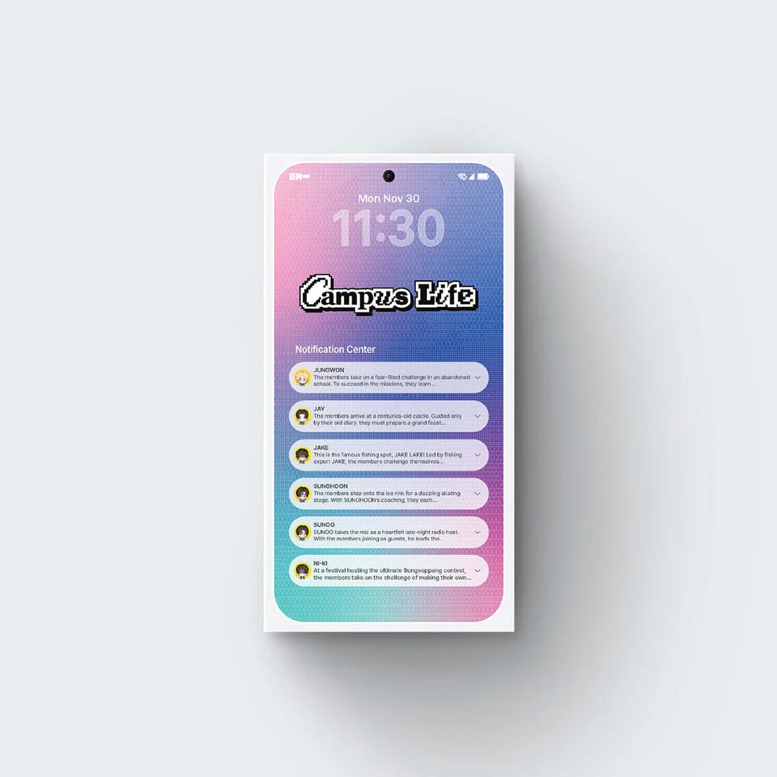 ENHYPEN - WORLD COUPON CARD COLLECTION (CAMPUS LIFE BASIC VER.)