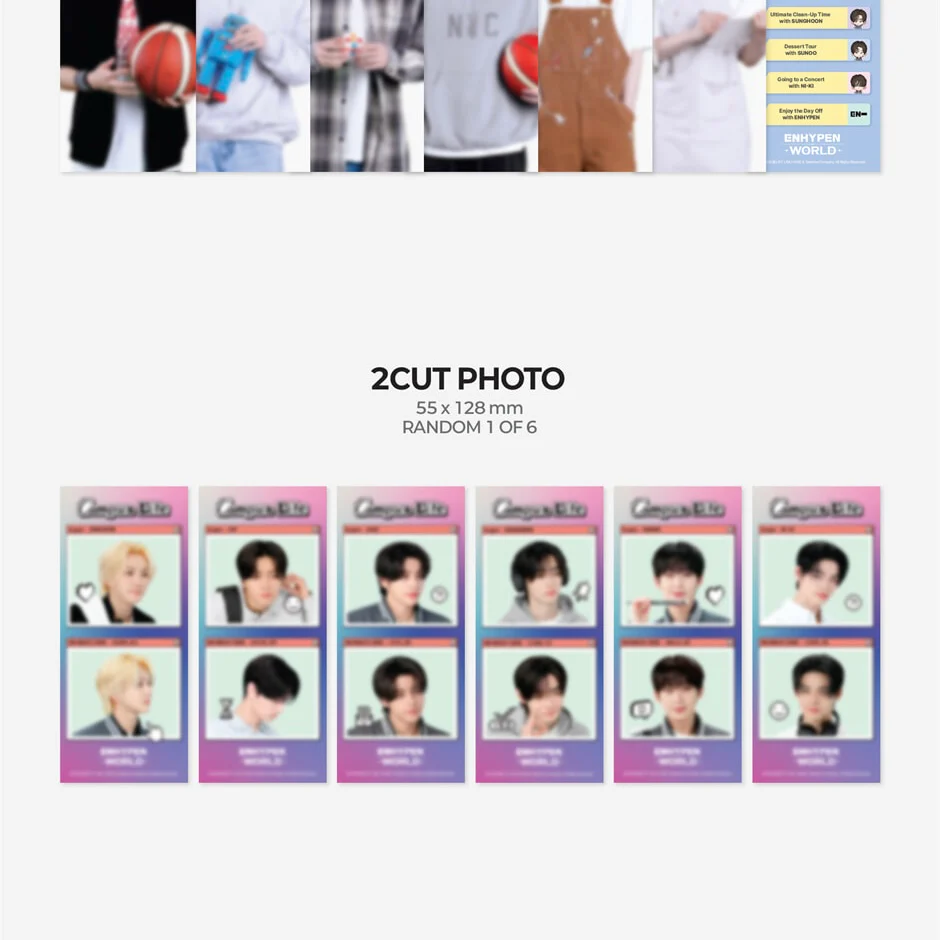 ENHYPEN - WORLD COUPON CARD COLLECTION (CAMPUS LIFE BASIC VER.) - Image 5