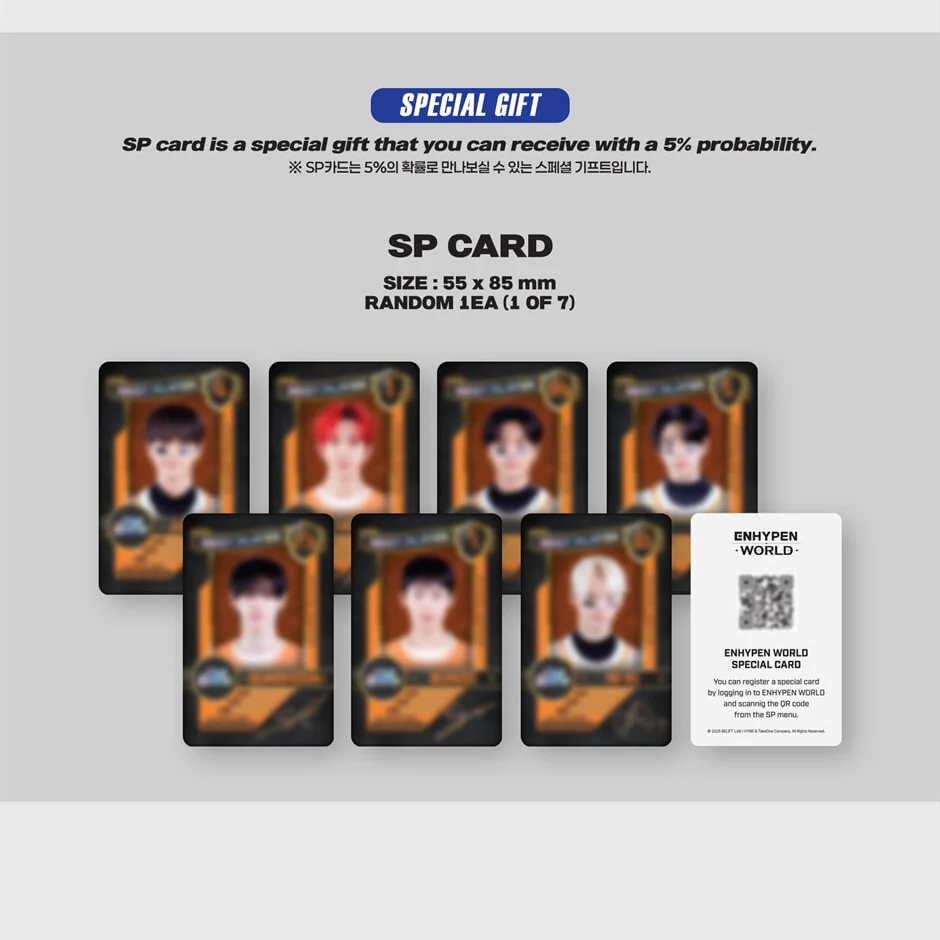 ENHYPEN - WORLD COUPON CARD COLLECTION (CLUB SPORTS BASIC VER.) - Image 3