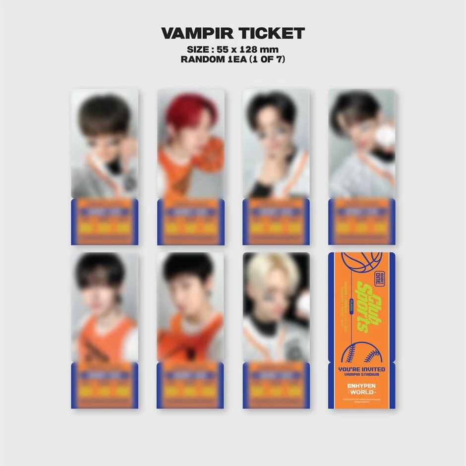 ENHYPEN - WORLD COUPON CARD COLLECTION (CLUB SPORTS BASIC VER.) - Image 4