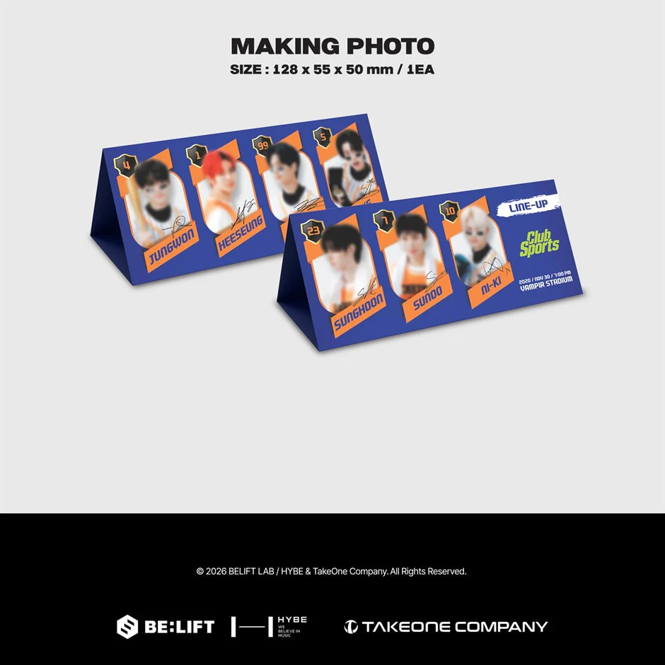 ENHYPEN - WORLD COUPON CARD COLLECTION (CLUB SPORTS BASIC VER.) - Image 7