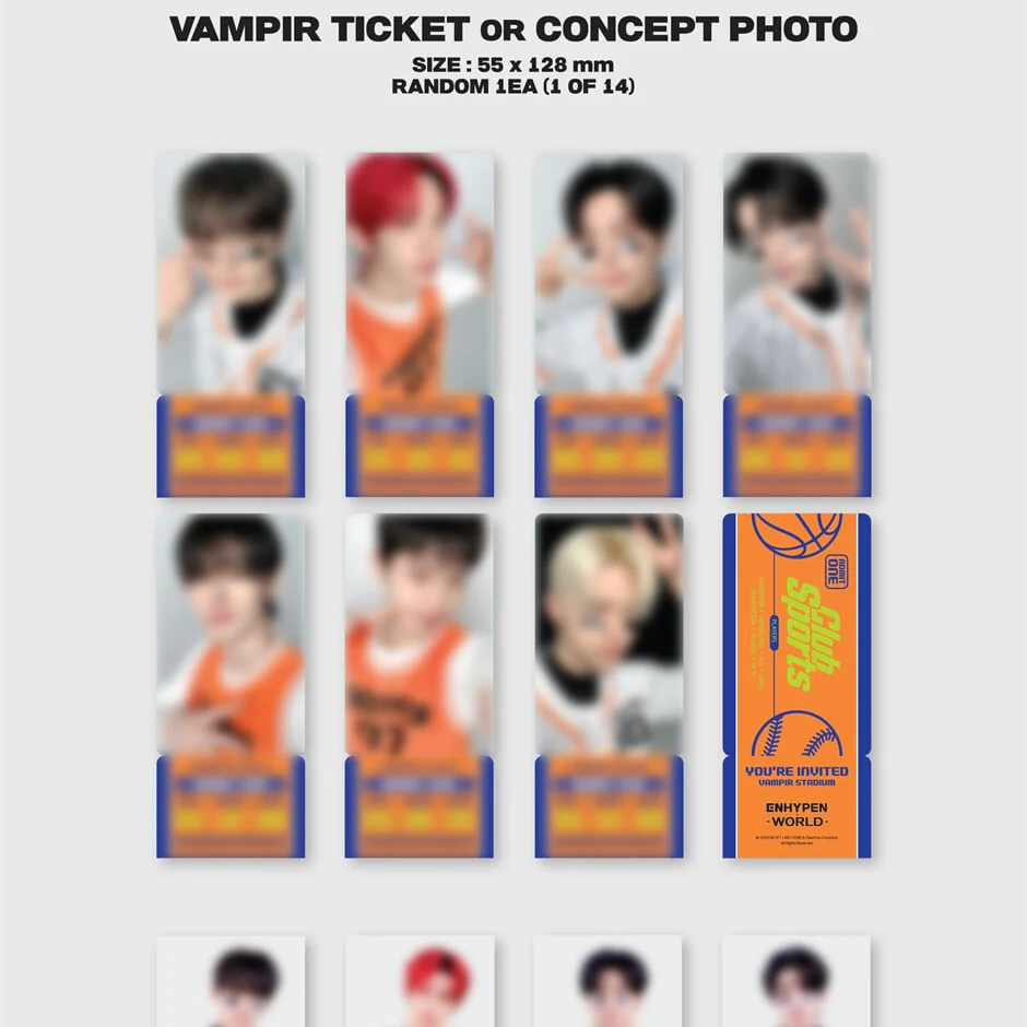 ENHYPEN - WORLD COUPON CARD COLLECTION (CLUB SPORTS GIFT VER.) - Image 3