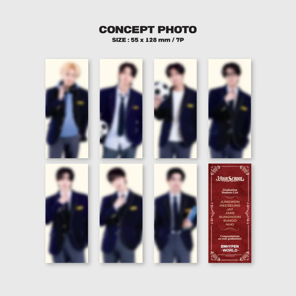 ENHYPEN - WORLD COUPON CARD COLLECTION (HIGH SCHOOL SPECIAL VER.) - Image 5