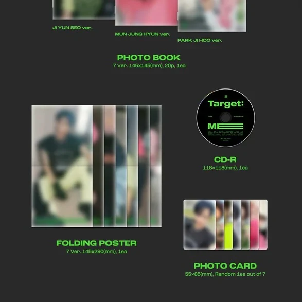 EVNNE - TARGET: ME (1ST MINI ALBUM) DIGIPACK VER. (7 VERSIONS) - Image 4
