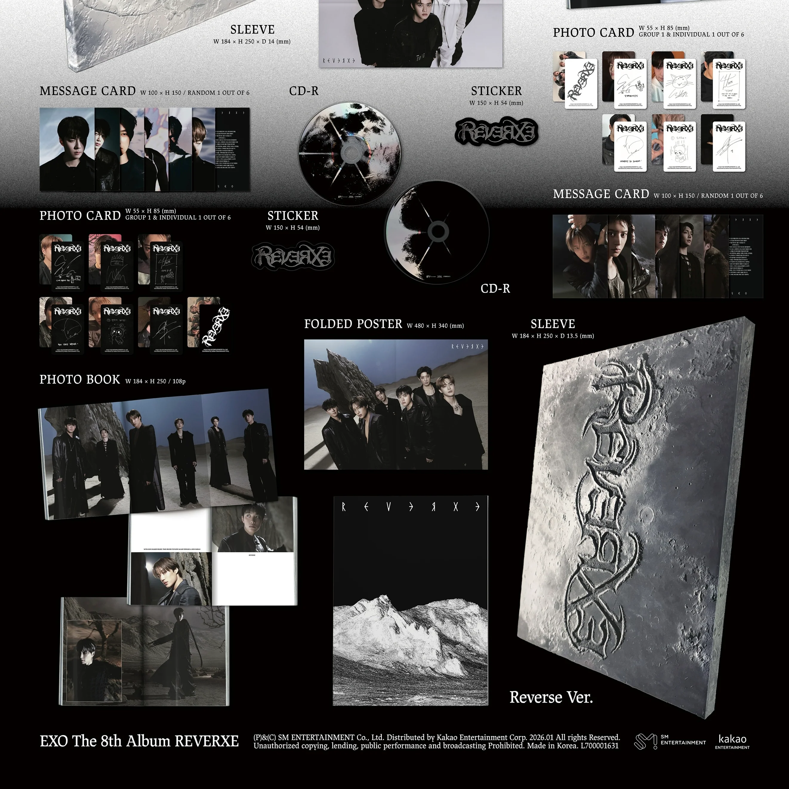 EXO - 8TH FULL ALBUM [REVERXE] (PHOTOBOOK VER.) (2 VERSIONS) - Image 3