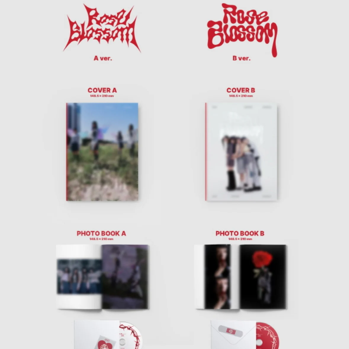 H1-KEY - ROSE BLOSSOM (1ST MINI ALBUM) (2 VERSIONS) - Image 4