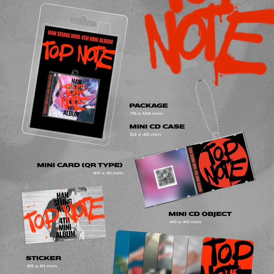 HAN SEUNG WOO - 4TH MINI ALBUM [TOP NOTE] (PLATFORM VER.) (2 VERSIONS) - Image 5