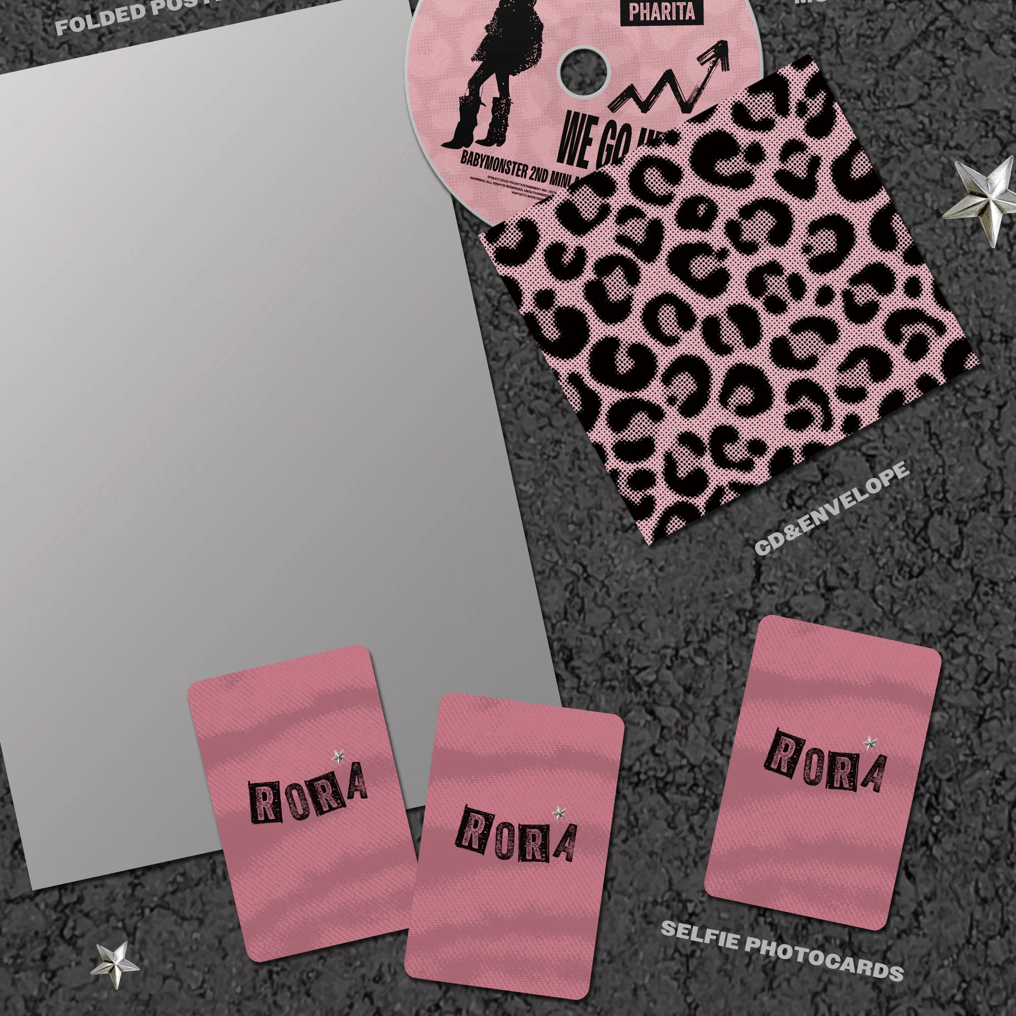 [HELLO82] (POP-UP EXCLUSIVE) BABYMONSTER - WE GO UP (PATTERN VER.) (6 VERSIONS) RANDOM - Image 4