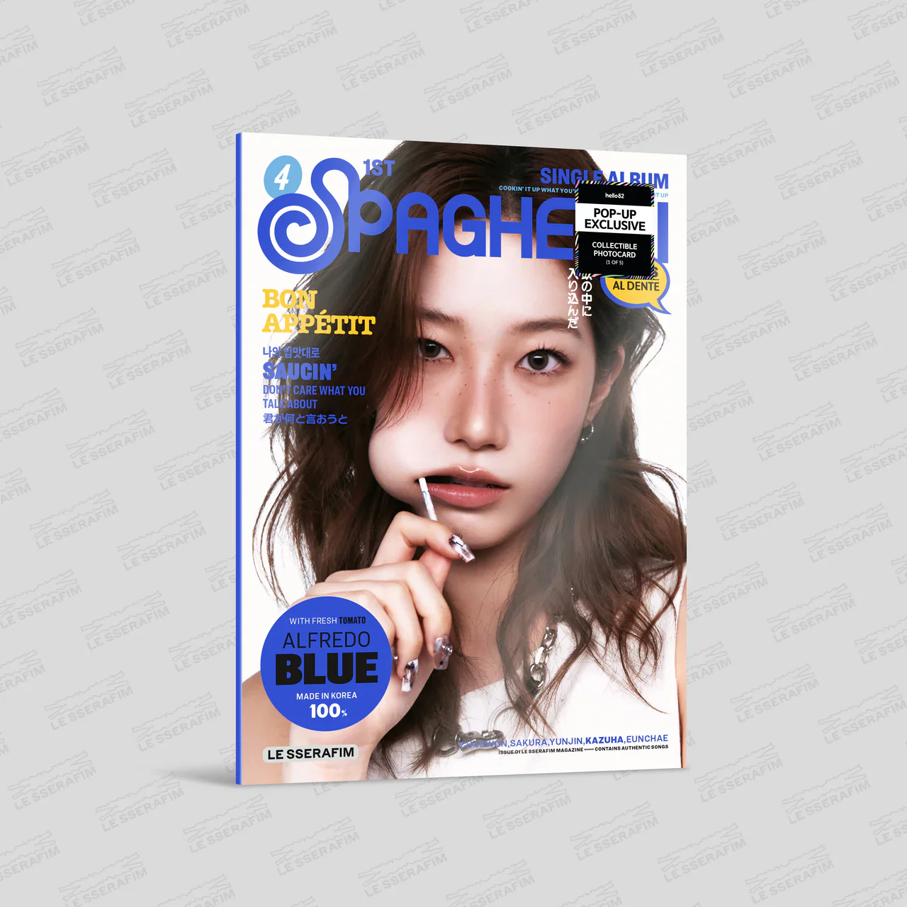 [HELLO82] [POP-UP EXCLUSIVE] LE SSERAFIM - 'SPAGHETTI' (COMPACT VER.) (6 VERSIONS) RANDOM - Image 5