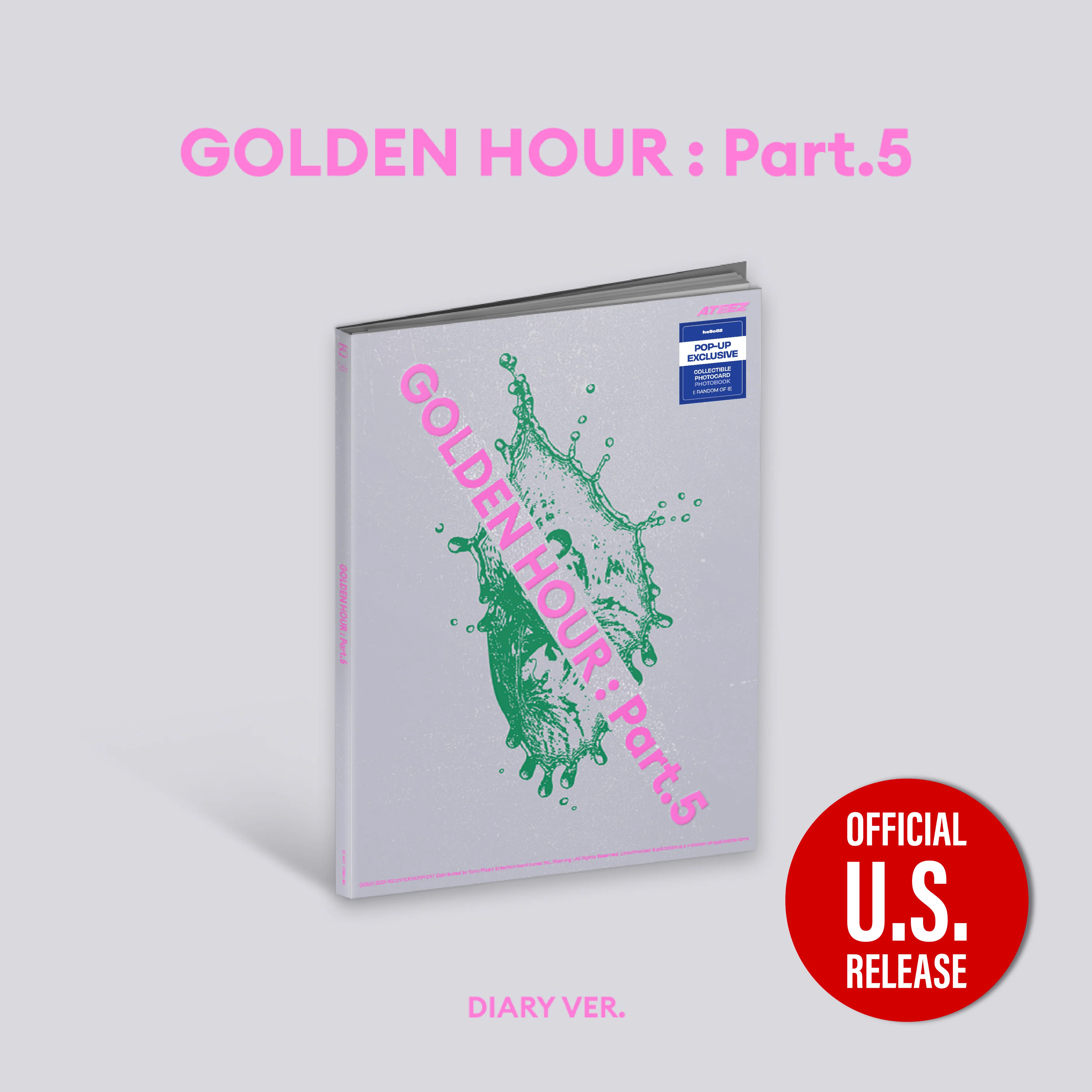 [hello82] [POP-UP EXCLUSIVE] ATEEZ - GOLDEN HOUR : PART.5 (3 VERSIONS) - Image 3