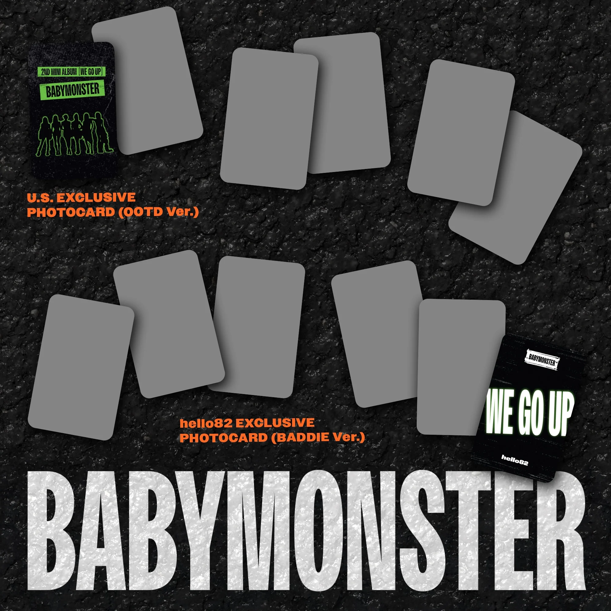 [HELLO82] (HELLO82 EXCLUSIVE) BABYMONSTER - WE GO UP (3 VERSIONS) - Image 6