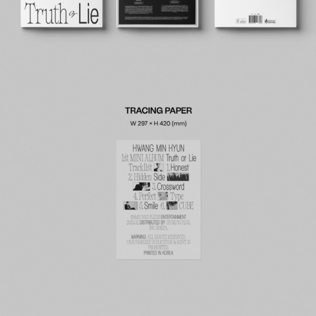 HWANG MIN HYUN - TRUTH OR LIE (1ST MINI ALBUM) DELUXE VER. - Image 3