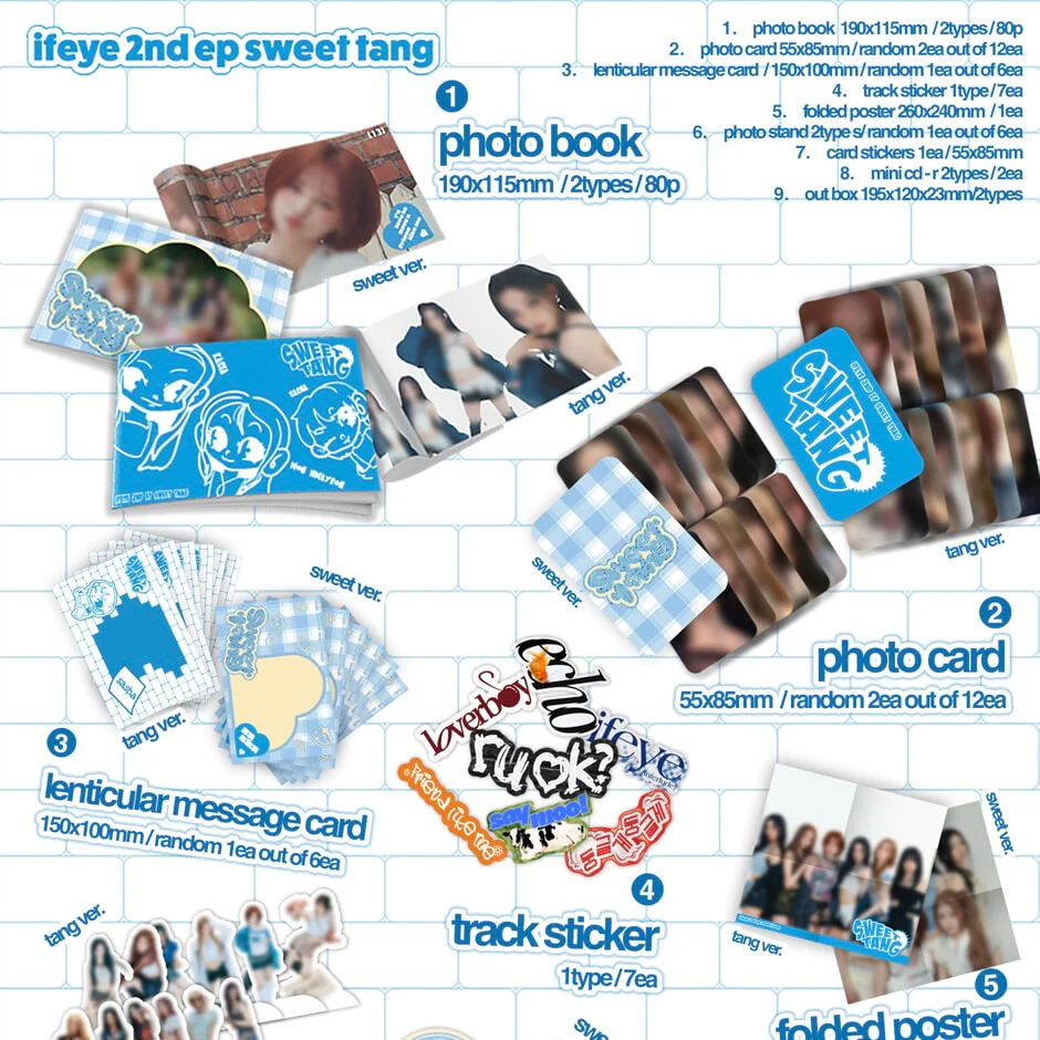 IFEYE - 2ND EP [SWEET TANG] (PHOTOBOOK VER.) (2 VERSIONS) - Image 2