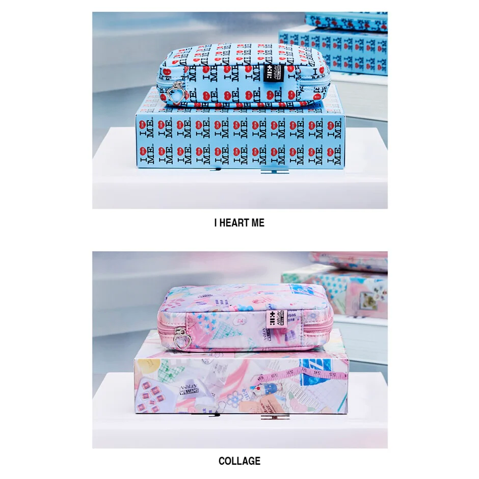 ILLIT - 1ST SINGLE ALBUM [NOT CUTE ANYMORE] (ILLIT X ASHLEY WILLIAMS POUCH VER.) (2 VERSIONS) - Image 2