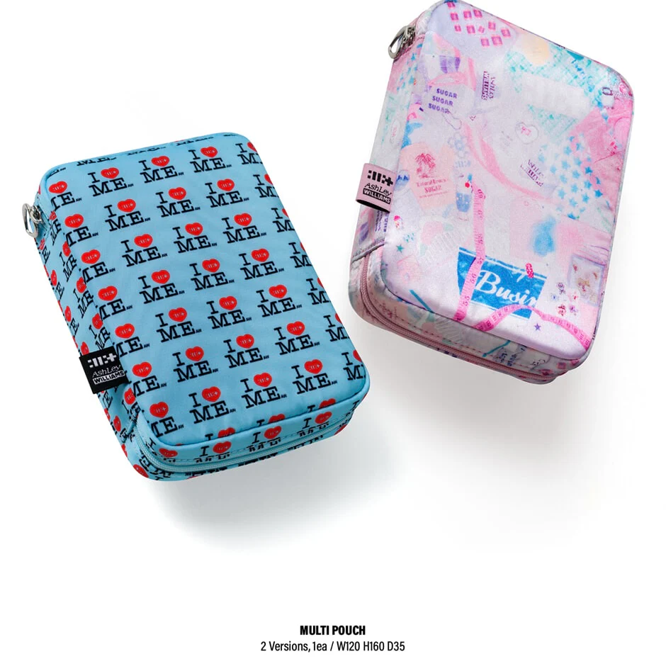 ILLIT - 1ST SINGLE ALBUM [NOT CUTE ANYMORE] (ILLIT X ASHLEY WILLIAMS POUCH VER.) (2 VERSIONS) - Image 3