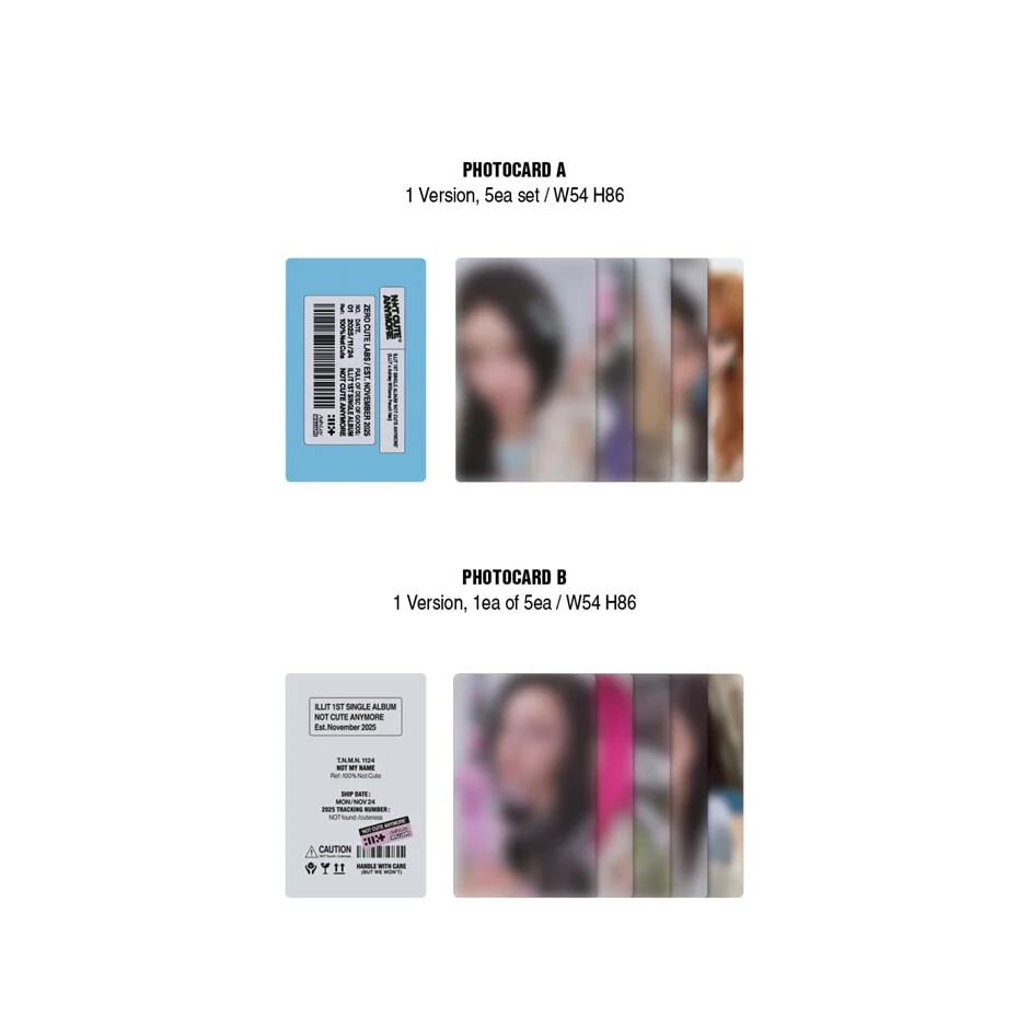 ILLIT - 1ST SINGLE ALBUM [NOT CUTE ANYMORE] (ILLIT X ASHLEY WILLIAMS POUCH VER.) (2 VERSIONS) - Image 7