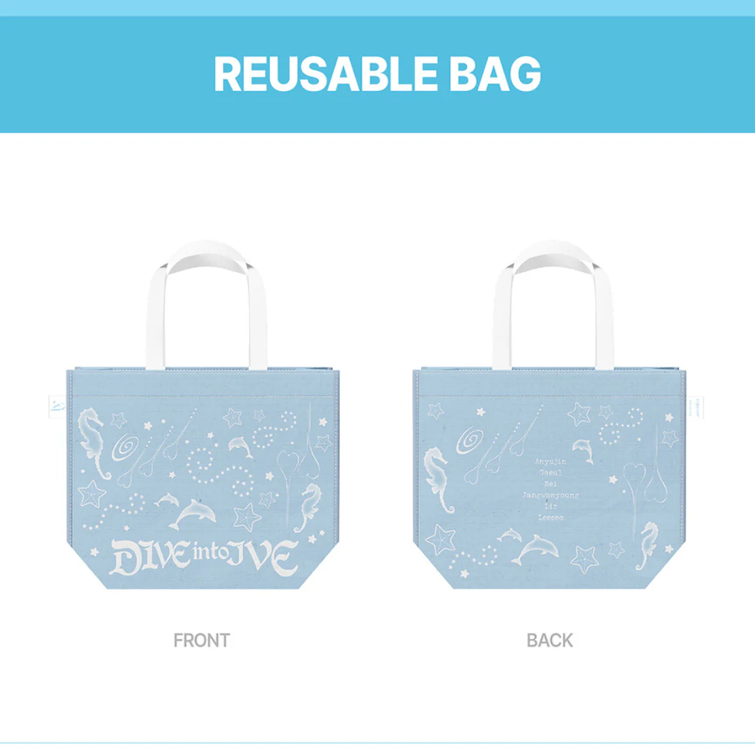 IVE - 15 REUSABLE BAG / 2026 IVE THE 4TH FAN CONCERT [DIVE into IVE] OFFICIAL MD - Image 2