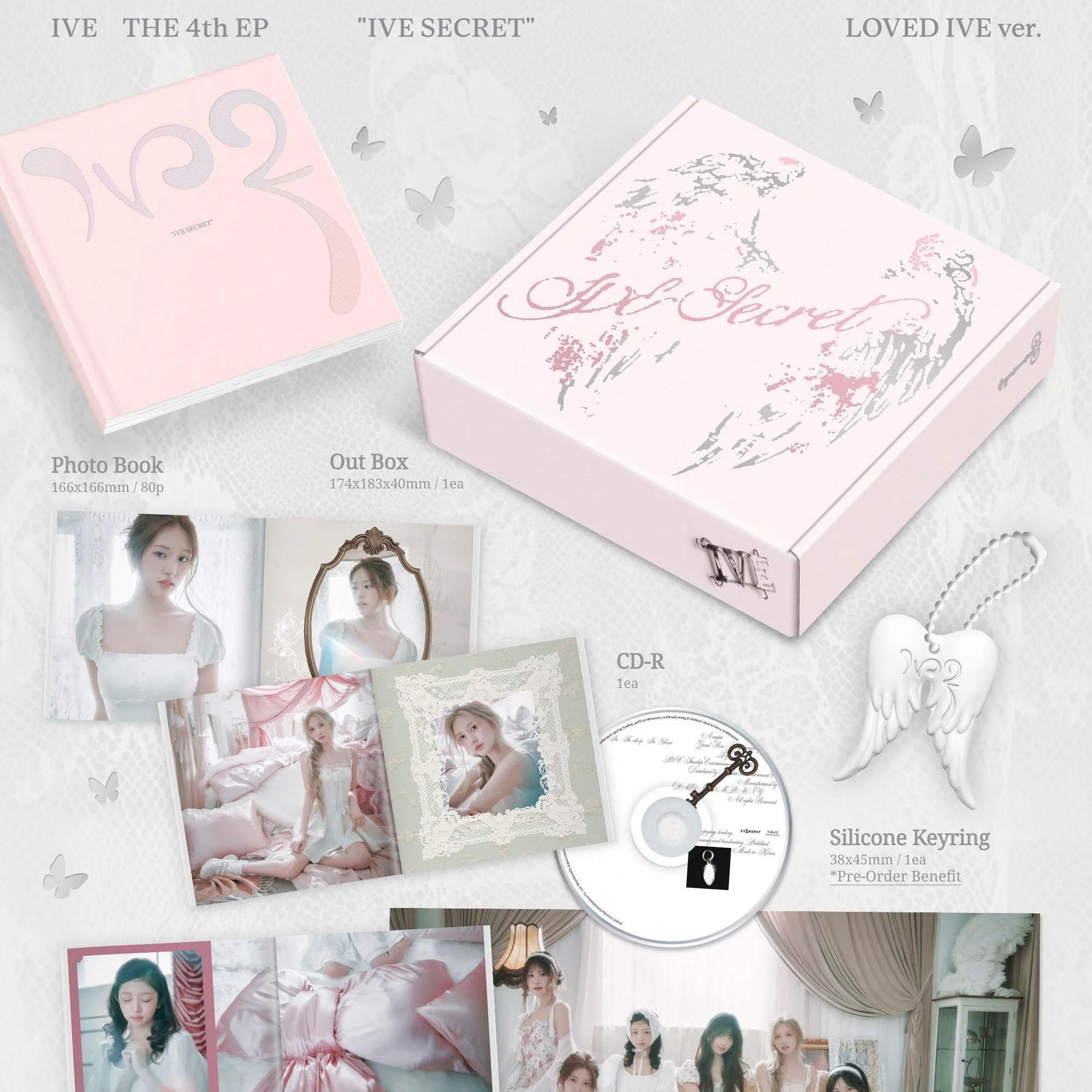 IVE - THE 4TH EP [IVE SECRET] (LOVED IVE VER.) - Image 2