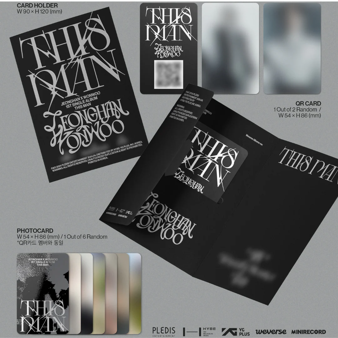 JEONGHANXWONWOO (SEVENTEEN) - 1ST SINGLE ALBUM [THIS MAN] (WEVERSE VER.) - Image 2