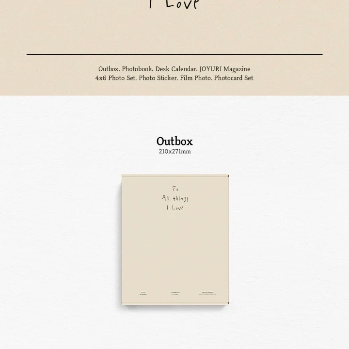 JO YURI - 1ST PHOTOBOOK [TO ALL THINGS I LOVE] - Image 2