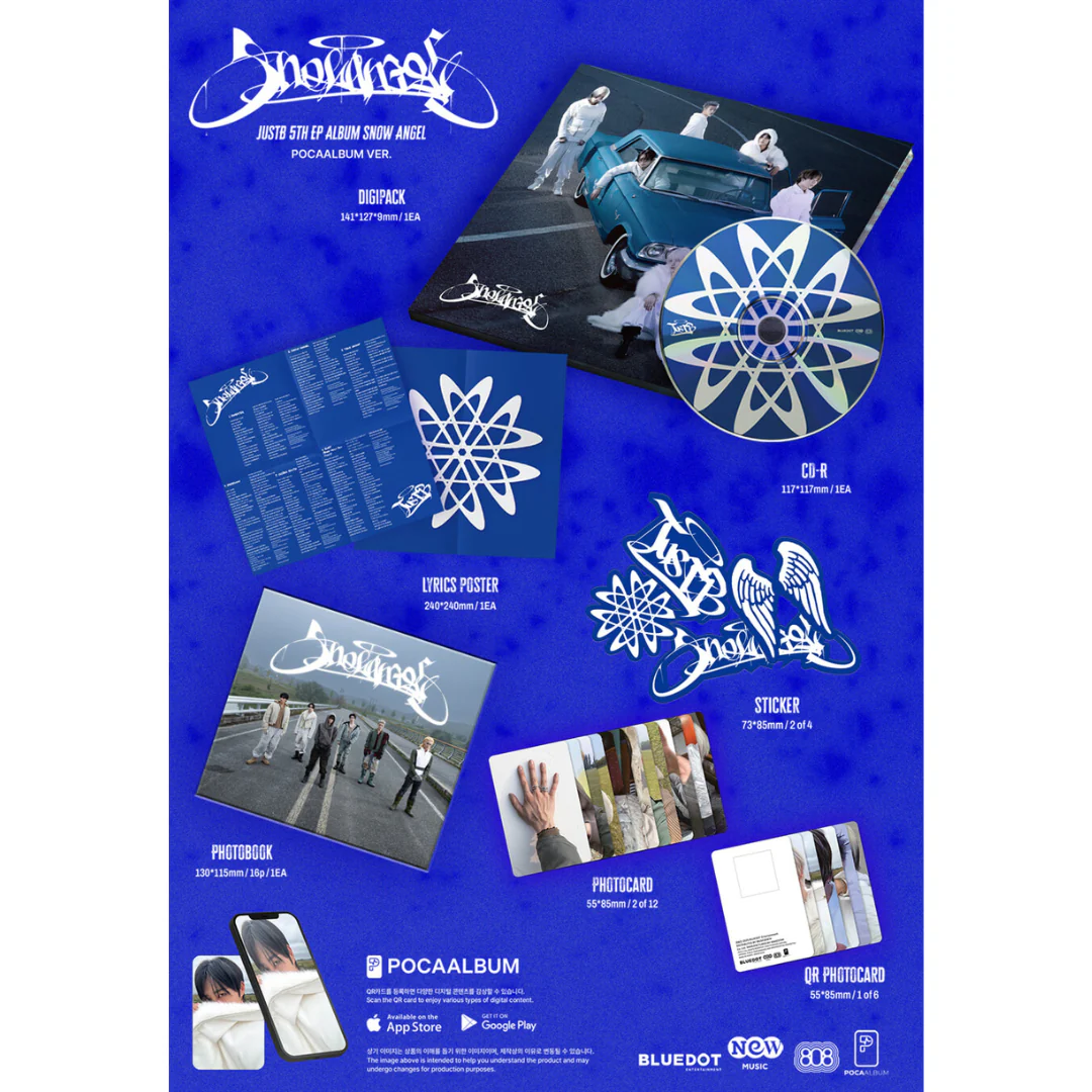 JUSTB - 5TH MINI ALBUM [SNOW ANGEL] (POCCAALBUM) - Image 2