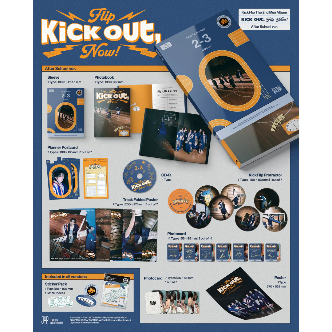 KICKFLIP - 2ND MINI ALBUM [KICK OUT, FLIP NOW!] (3 VERSIONS) - Image 7