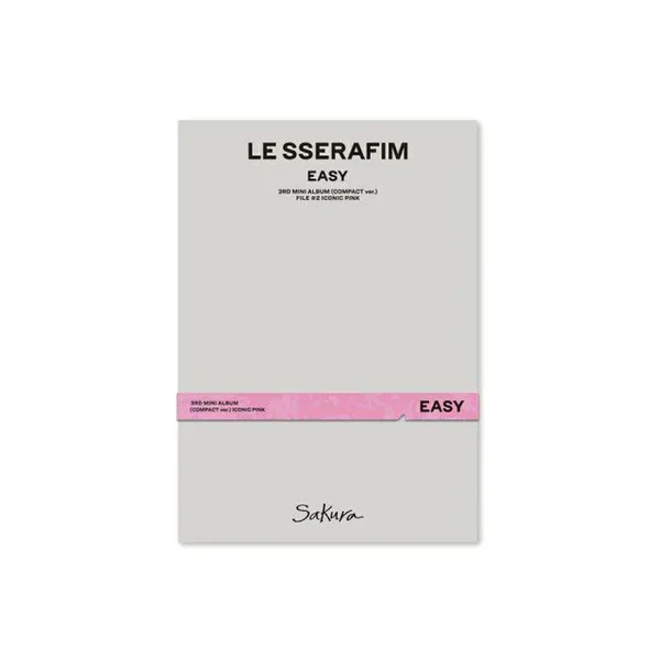 LE SSERAFIM - 3RD MINI ALBUM [EASY] (COMPACT VER.) (5 VERSIONS) - Image 7