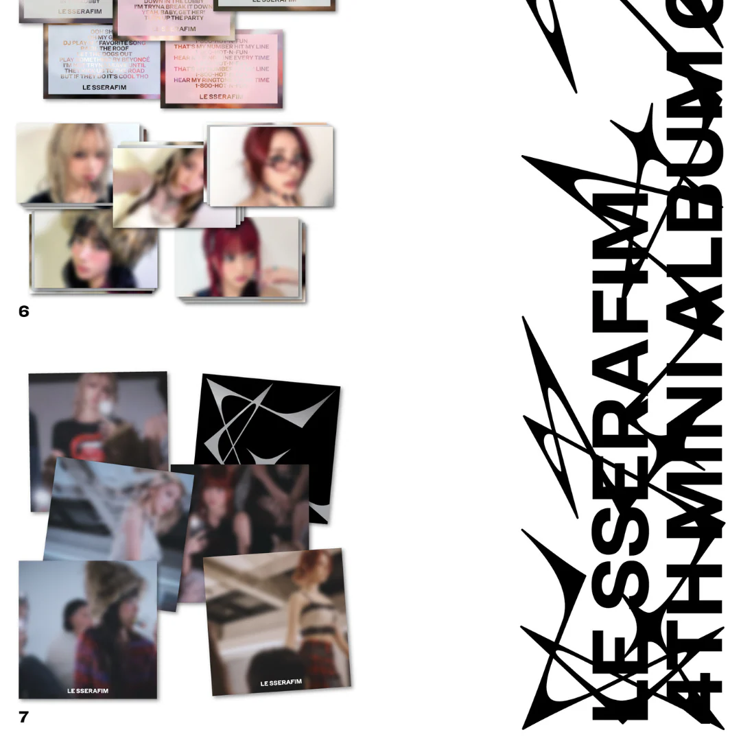 LE SSERAFIM - 4TH MINI ALBUM 'CRAZY' COMPACT VER. (5 VERSIONS) - Image 4