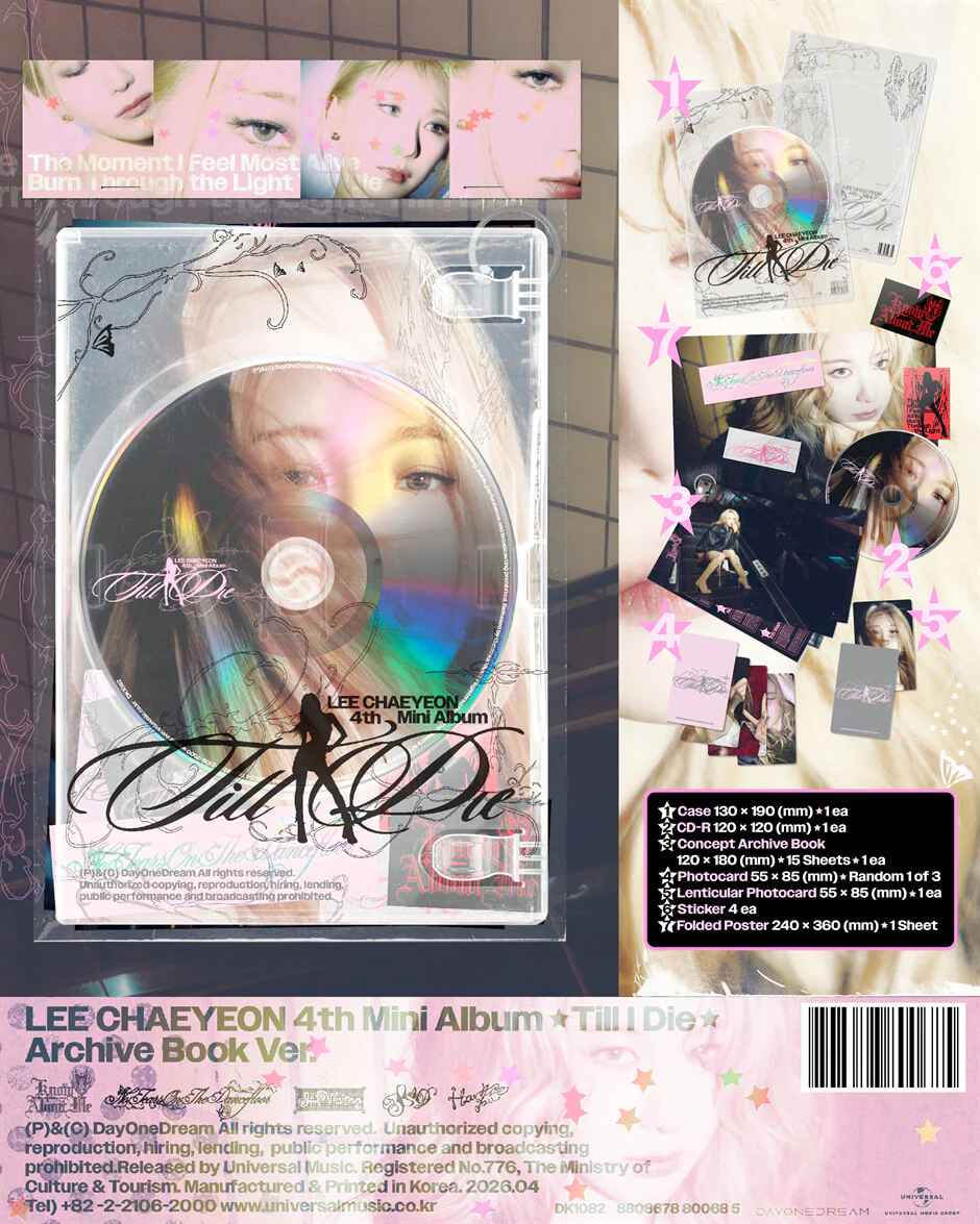 LEE CHAE YEON - 4TH MINI ALBUM [TILL I DIE] [ARCHIVE BOOK VER.] - Image 2