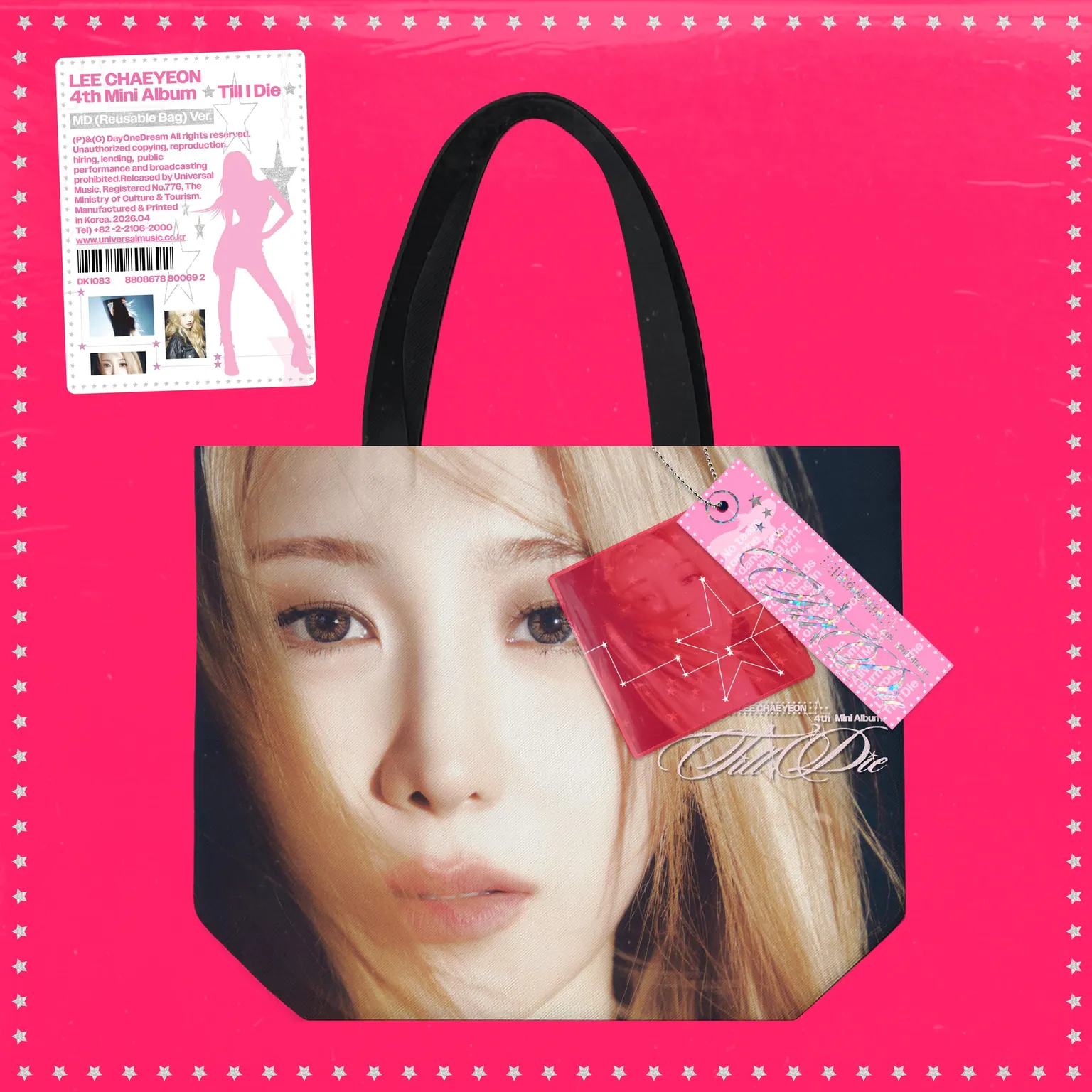 LEE CHAE YEON - 4TH MINI ALBUM [TILL I DIE] MD (REUSABLE BAG) VER.)